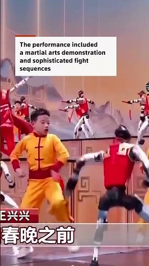 Humanoid robots dance in Chinese Lunar New Year show