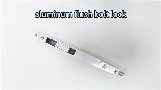 Weather-Resistant Window Door Flush Bolt Lock - No Rust for Outdoor Use Aluminum Floor Latch