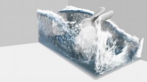 Nvidia splash bunnies in realistic water demo