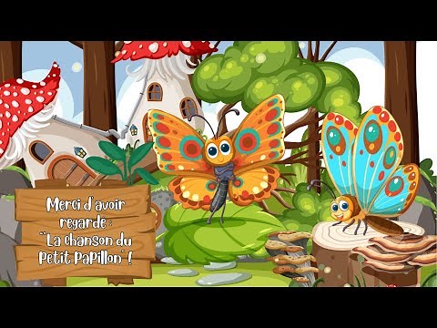 Petit Papillon - Chanson Joyeuse et Dynamique pour Enfants | Vidéo Animée