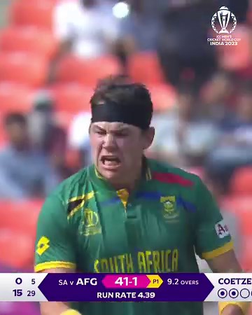 1.5M views · 6.4K reactions | South Africa struck twin blows to remove both the Afghanistan openers and leave the honours even after the powerplay  Powerplay highlights  #CWC23 #SAvAFG | ICC Cricket World Cup | Facebook