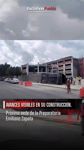 🏫 Avanza la obra de la nueva Preparatoria Emiliano Zapata en 4 Poniente, Puebla. ¡Espacios modernos para el futuro! 🌟 . #ExclusivasPuebla #ExclusivasMx #PrepaZapata #BUAP | Exclusivas MX