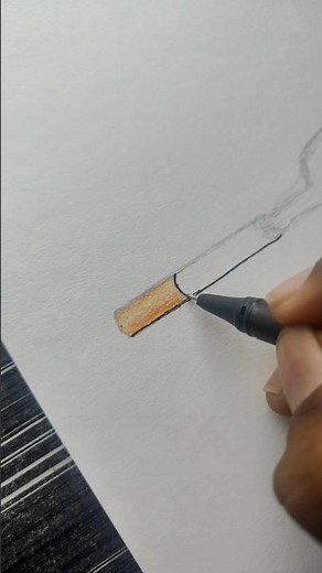 How to draw #cigarette #shorts #drawing #art #viralvideo #easydrawing