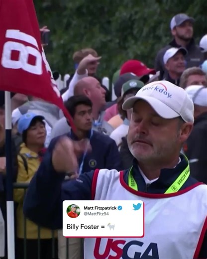 Billy Foster finally got a major victory with Matt Fitzpatrick at The Country Club 🥺 | U.S. Open Championship