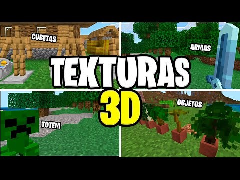 ✅️3D TEXTURES FOR YOUR MINECRAFT BEDROCK AND PE 1.21+😉✨️✌️✅️