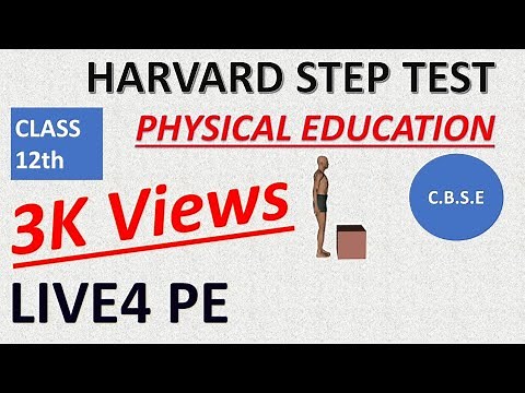Harvard step test | Class 12 | Physical Education | CBSE |