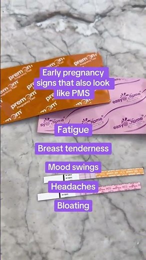 Early pregnancy signs that look like PMS