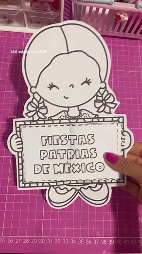 Dibujos de Fiestas Patrias Mexicanas para Colorear | Recursos y Materiales Didácticos
