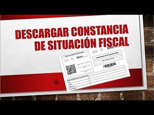 DESCARGAR CONSTANCIA DE SITUACIÓN FISCAL/ RFC CON HOMOCLAVE/ SAT 2021.