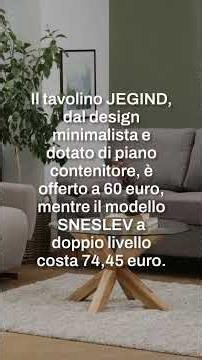 Sconti fino al 50%: questi tavolini Jysk stanno andando a ruba