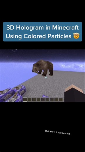 Creating 3D Holograms in Minecraft Using Colored Particles