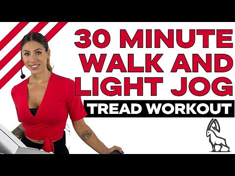 30 Minute Walk and Light Jog | Treadmill Follow Along!