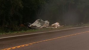 Louisiana flooding sweeps away man's home