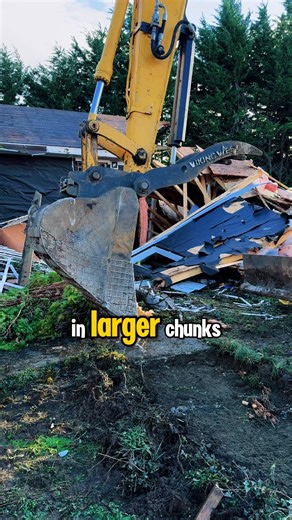 Keeping a Clear Path Control the Chaos Demolition isn’t about smashing everything in sight. Keeping a clear path is how you stay efficient, safe, and in control as the structure comes down. Work Smarter With Materials Instead of running over concrete and breaking it into rubble, we keep it in larger chunks. Bigger pieces mean cleaner handling, easier sorting, and less unnecessary damage. Intentional Movement Every grab, every pile, every move is planned. Creating small, organized piles keeps the