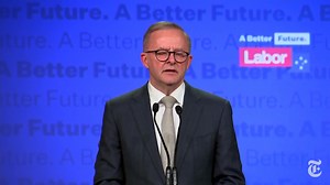 Anthony Albanese, the Labor leader, will become Australia’s next prime minister after his party’s Election Day victory. https://nyti.ms/3Lx9DRv | The New York Times