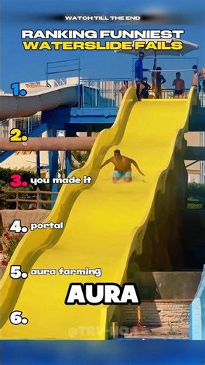 Ranking Funniest Waterslide Fails