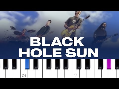 Soundgarden - Black Hole Sun (piano tutorial)