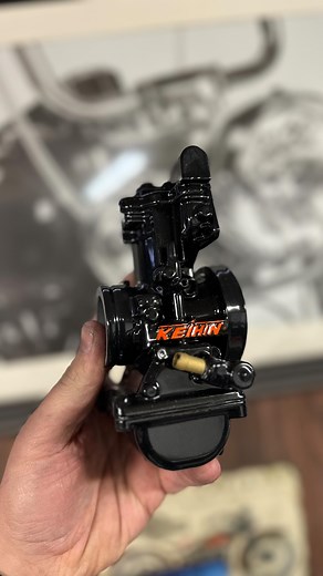 Carbu Keihin original 🤩 #powdercoating #powdercoat #powdercoated #keihin #keihincarbs #moto #motorcycle #motocross #supermoto #supermot #supermotard #bike #bikelife #bikeride #custombike #custombikes | Custom Bike