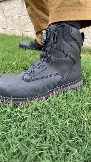 Sparky Izzy - San Antonio Electrician on Instagram: "NEW- The TruGuard Lite is @redwingshoes lightest heavy-duty work boot ever! Best-in-class slip, chemical and abrasion resistance. Ideal for outdoor construction, carpentry and other demanding trades with lots of kneeling. Of course it’s equipped with the @boafitsystem , non-metallic toe & Electrical Hazard rated 🔥 ⚡️ Style 2552 #RedWingWorkBoots . More than 500 Red Wing stores, 700+ authorized retailers and 170 Mobile Shoe Stores make 