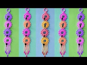 Key hanger macrame, beautiful keys holder making, easy design for keys holder macrame, macrame keys