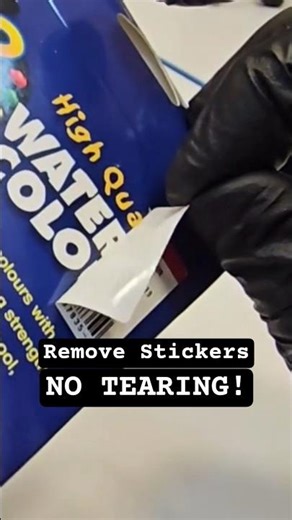 Remove Stickers without Tearing! Be Careful!