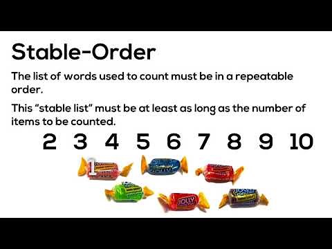 Stable Order - Counting and Quantity Principles