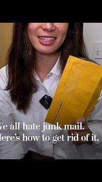 We all hate junk mail. Here’s how to get rid of it.
