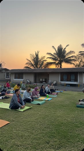 Utopia Farmstay - Near the vineyards in Nashik on Instagram: "Sometimes, English translations cannot capture what a word means. And while Sangha denotes community, there are so many aspects to it. In a way, it’s a shared belief in something. A support system. A form of space holding. A kind of a feeling that permeates in everything. This weekend was special. We were delighted to host the students from @yogasadhanamandir for a 2-day getaway. From early morning Asana sessions, to heritage walks, y