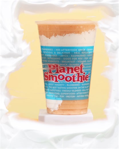 A taste of paradise in our new mango bowl and smoothie with coconut whip! 🥭🥥 Sip it, scoop it, love it. Only available at Planet Smoothie for a limited time! 😉 | Planet Smoothie