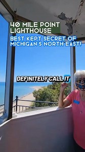 83K views · 1.7K reactions | 40 Mile Point Lighthouse near Rogers City, Michigan is a best kept secret on the North East coast. Tour the lighthouse and shipwrecks on the beach! #lighthouse #travelmichigan #michigantravel #shipwrecks #greatlakes | Cassondra Wanders | Facebook
