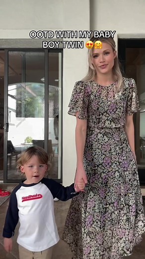 Outfit Ideas for Mom and Son Twins