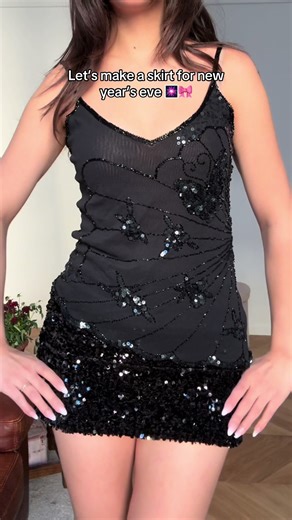 Create a Stunning Sequin Skirt for New Year's Eve