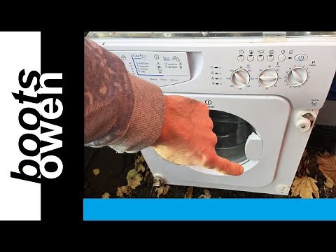 How to check: Integrated Indesit washing machine filter IWME126, full of water? Won't drain?
