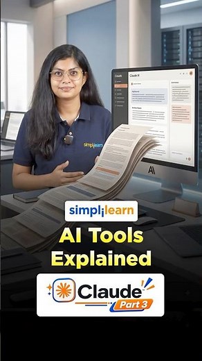 Claude AI Tutorial in 60 Seconds| How to Use Claude for Work & Productivity | #Shorts |#Simplilearn
