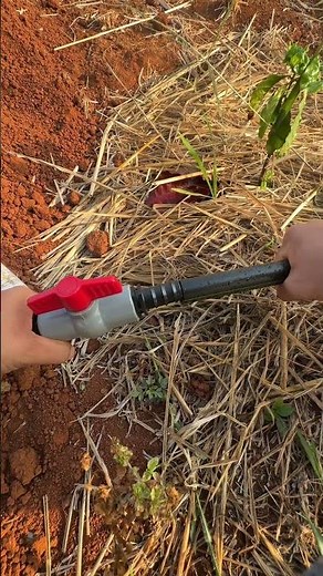 Instructions for using a 27mm PVC valve with two PE fittings for 25mm LDPE branch pipes.