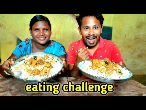 Spicy Chicken Eating Challenge | 2 Person Competition | Village Cooking ASMR Mukbang