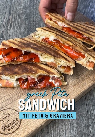 Köstliches Griechisches Pita Sandwich Rezept