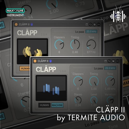 CLÄPP II by Termite Audio | Clap Synth for Ableton Live