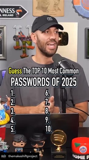 @themakeshiftproject Top 10 Most Common Passwords Of 2025! Any Yours? | Lynn Winsell | Facebook