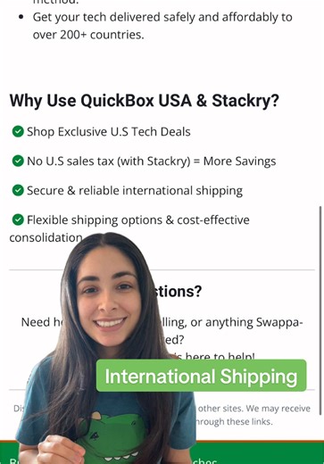 Compra teléfonos en Swappa con envío internacional fácil