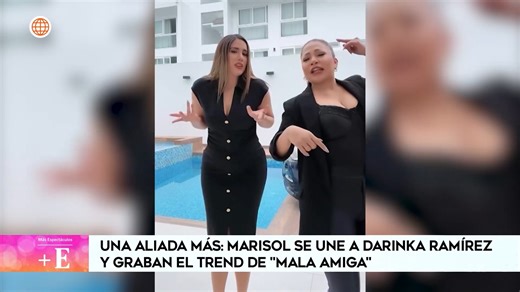 ¿NUEVA ALIADA? 🧐🤭 Marisol sorprendió a sus fans al realizar el trend de ‘Mala amiga’ junto a Darinka Ramírez. ¿Será que pronto unirá a Yahaira Plasencia con Darinka? Encuentra más notas del programa AQUÍ ► https://bit.ly/3GYCCxZ Mira el programa completo de #MásEspectáculos en América tvGO ► https://bit.ly/mesfbtvgo | América Televisión