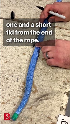 How Fids are Used to Measure Marks for Soft Rope Splicing | Hyper XII HMPE 1/2"