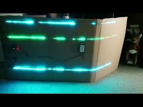 ViVi - Neopixel and WS2812B Sound Reactive RGB LED Controller - Music Variety Demo