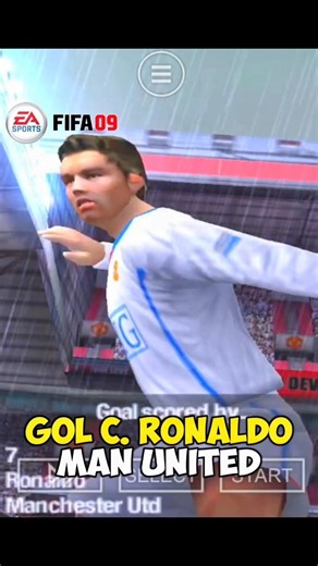Gol Cristiano Ronaldo FIFA 09 PSP ⚽🔥