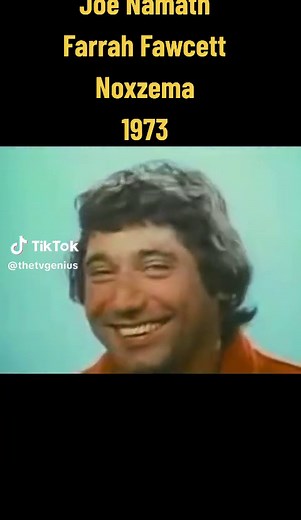 Joe Namath and Farrah Fawcett for Noxzema. This was a Superbowl VII commercial in 1973. #70scommercials #superbowlcommercial #thetvgenius