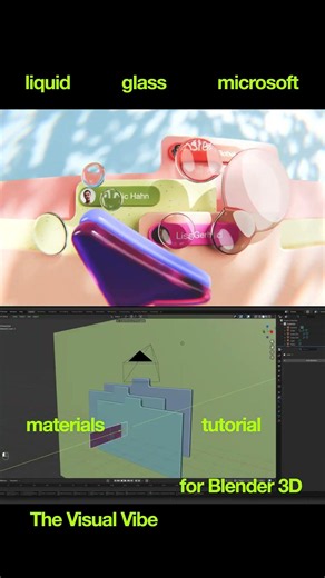 How to Create 'Liquid Glass' and Animate It in Blender!