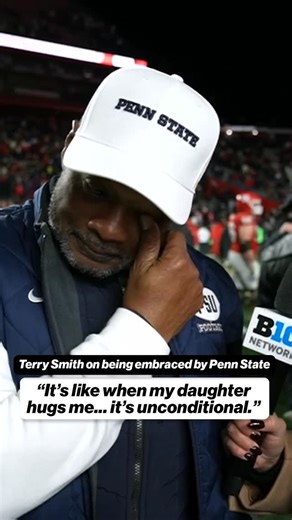 CFB on FOX on Instagram: "Interim head coach Terry Smith was visibly emotional after Penn State secured bowl eligibility in their final regular season game."
