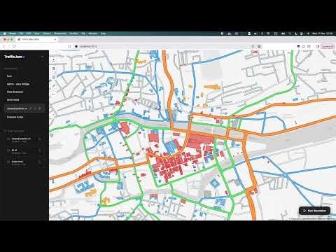 TrafficJam: Simulating Urban Traffic Networks