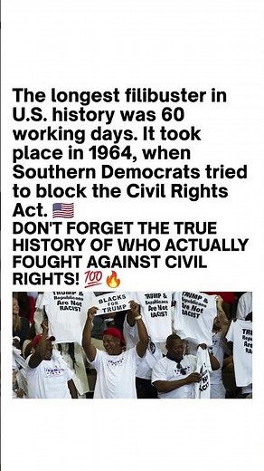 Longest Filibuster in U.S. History 🇺🇸