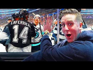 Front Row VIP Seats At A NHL Hockey Game!